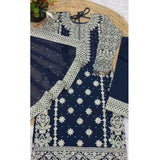 Punjabi Style Salwar Kameez Palazzo Set