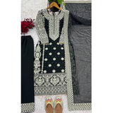 Punjabi Style Salwar Kameez Palazzo Set