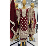 Punjabi Style Salwar Kameez Palazzo Set