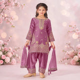 ZAINA Readymade Fendy Silk Kids Wear