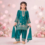 ZAINA Readymade Fendy Silk Kids Wear