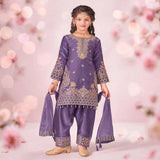 ZAINA Readymade Fendy Silk Kids Wear