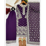 Sequence Party Wear Look Top-Palazzo Set SRK-5238