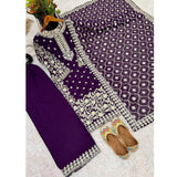 Sequence Party Wear Look Top-Palazzo Set SRK-5238