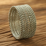 Metal BEADED Bangle SETS