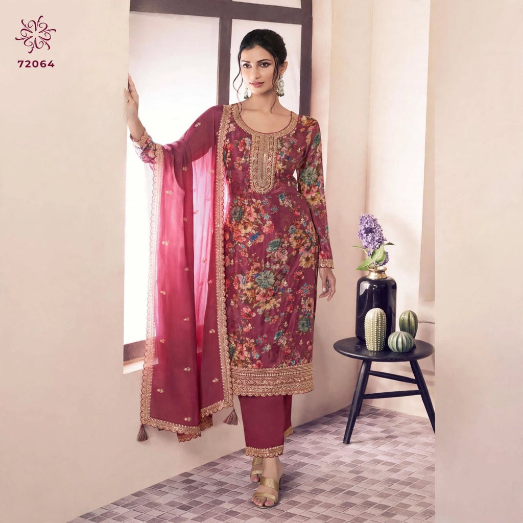 PAHAL- Floral Designer Suits PLUS SIZES 48-50-52