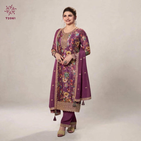 PAHAL- Floral Designer Suits PLUS SIZES 48-50-52