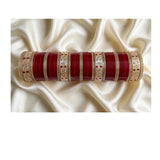 Red Bangle Chuda Sets Size 2.6