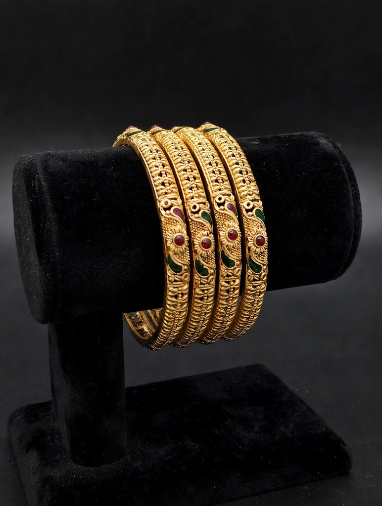 Antique Style Gold Tone Bangle Sets