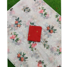 Floral Sequins Sarees