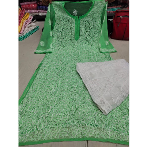 Chikankari Kurti Sharara Sets