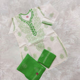 Cotton voil Chikankari kurti sets for girls