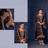 Velvet Designer Party Wear