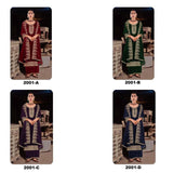 New Velvet Designer Party Wear Look Top-Dupatta