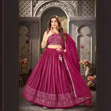 New Designer Digital Georgette With Embroidery