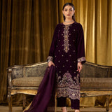 Pakistani Velvet Formal Wear