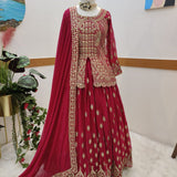 Pakistani Style Sequence Party Lehenga Set