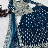Pakistani Style Sequence Party Lehenga Set
