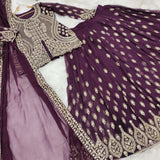 Pakistani Style Sequence Party Lehenga Set