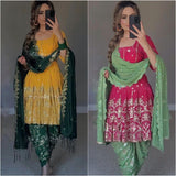 Royal Dhoti Style Sequence Party wear