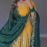 Royal Dhoti Style Sequence Party wear