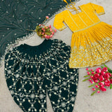 Royal Dhoti Style Sequence Party wear