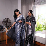 Soft Silk Saree Stitched Blouse