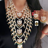Heavy look pearl Jewellery Set