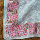 Bluish shade Organza Saree