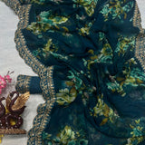 Georgette Printed Design saree